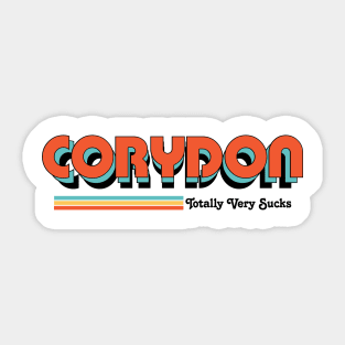 Corydon - Totally Very Sucks Sticker